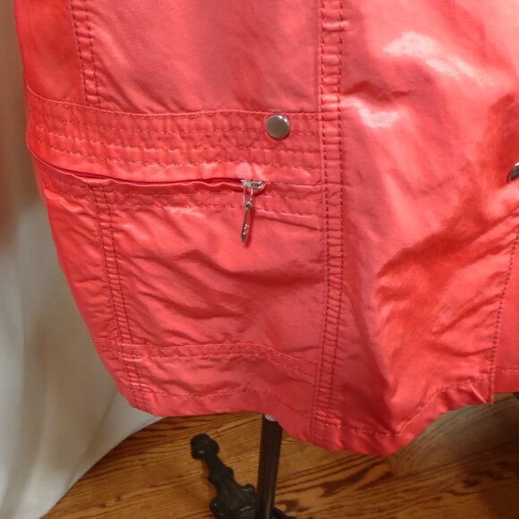 Glowing Coral TAIFUN Collection Jacket Size 12 or Large - Picture 6 of 6